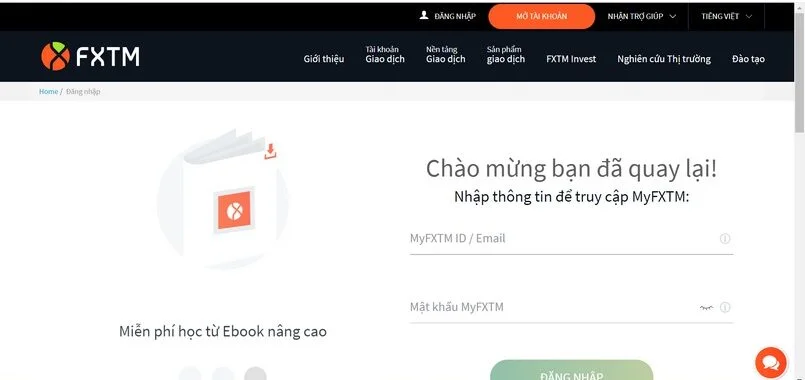 FXTM có nhiều loại tài khoản cho nhà đầu tư lựa chọn