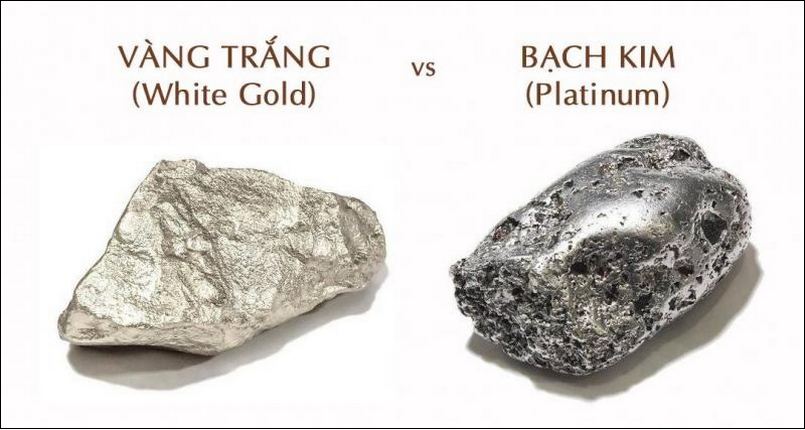 Vàng trắng là một dạng hợp kim của vàng và kim loại quý khác